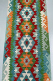 2.4m Afghan Kyber Kilim Hall Runner