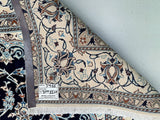 Traditional Persian Nain Rug 3x2m