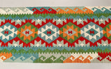2.4m Afghan Kyber Kilim Hall Runner