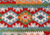 2.4m Afghan Kyber Kilim Hall Runner