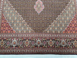 Fish Design Persian Tabriz Rug 3x2m