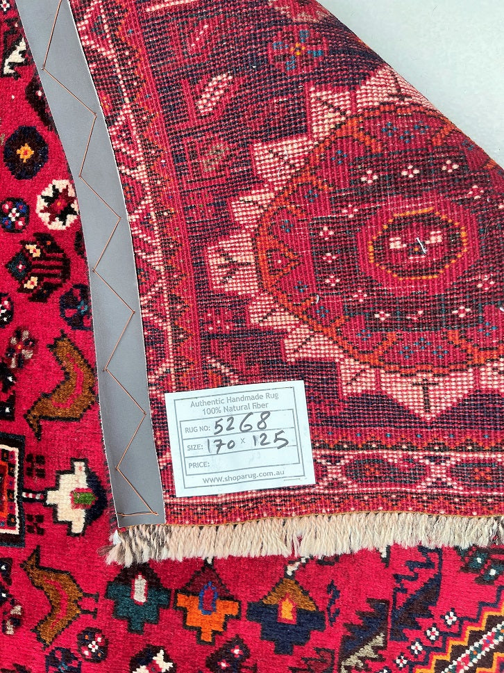 1.7x1.25m Persian Qashqai Shiraz Rug