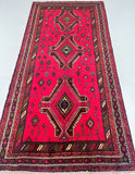 3x1.5m Vintage Persian Quchan Rug