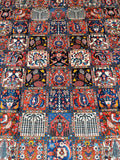 Garden Design Persian Bakhtiari Rug 4.1x3m