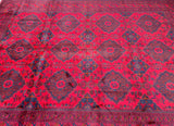 Large Room Size Authentic Handmade Afghan Kunduz Rug 3.5x2.5m