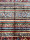 Shawl Afghan Super Kazak Rug 3.4x2.55m