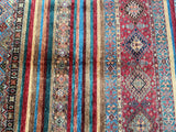 Shawl Afghan Super Kazak Rug 3.4x2.55m