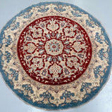 Afghan Chobi Round Rug 1.6x1.6m Shoparug