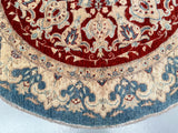 Afghan Chobi Round Rug 1.6x1.6m
