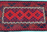 1.9x1.1m Vintage Afghan Meymaneh Kilim Rug