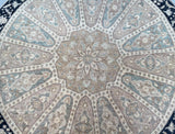 Round Afghan Chobi Rug 2x2m