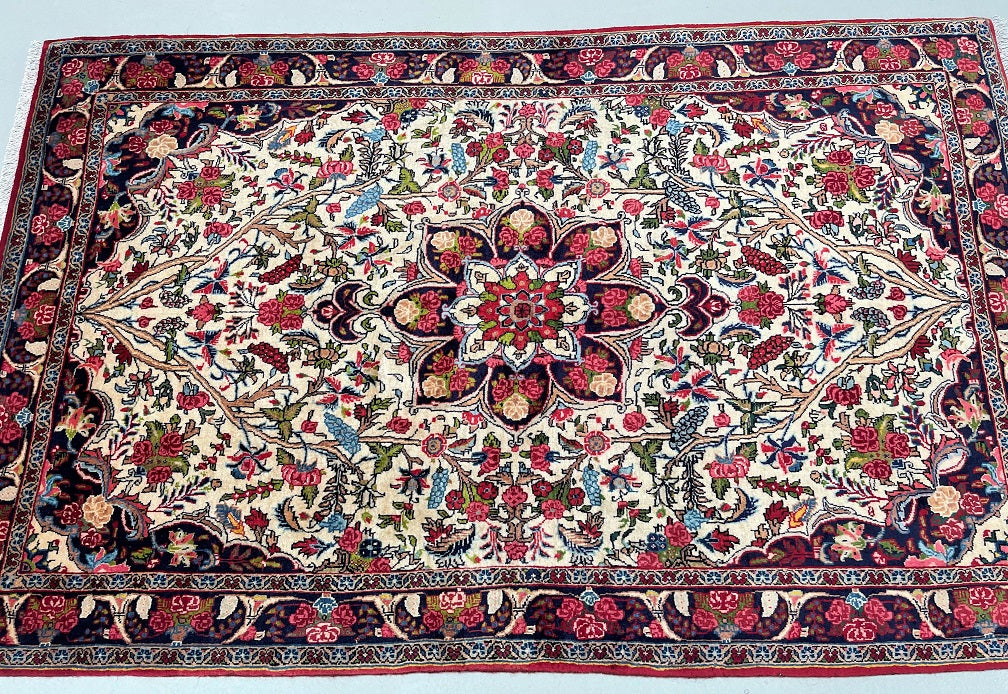 1.8x1.1m Persian Bijar Rug