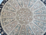 Round Afghan Chobi Rug 2x2m
