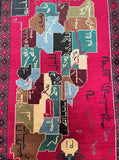 Vintage Afghan Balouchi Rug 1.5x0.9m
