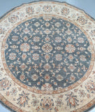 Round Afghan Chobi Rug 2x2m