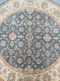 Round Afghan Chobi Rug 2x2m