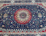 Full room size lambs wool traditional handmade Afghan Roshnai rug 290x205cm