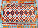 Boho Hand Woven Afghan Aryana Kilim Rug adelaide