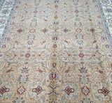 Unique Large Room Size Ziegler Design Hand Knotted Chobi Rug
