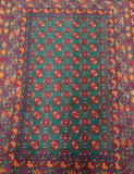 Room size pure wool handmade Afghan Dulatabad rug 238x170cm