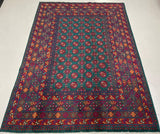 Room size pure wool handmade Afghan Dulatabad rug 238x170cm Australia
