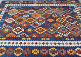 Full Room Size Wool Hand Woven Afghan Ariana Kilim Rug 3x2m Perth