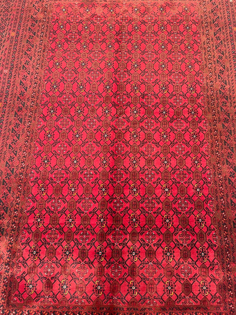 Vintage Afghan Bashiri Rug 2.9x2m