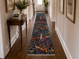 3.5m Long garden of paradise handmade Afghan Chobi hall runner rug
