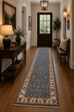 Wool hand knotted Afghan Ziegler Chobi hall runner rug 376x79cm Perth