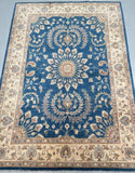 Decorative wool hand knotted Afghan Chobi rug 210x152cm
