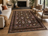 Room size lamb's wool handmade Afghan Chobi rug 245x175cm