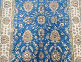 Decorative Room Size Authentic Hand Knotted Afghan Chobi Rug 274x187cm Perth