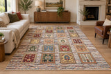 Full room size pure wool hand knotted Afghan Chobi rug 3x2m