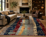 Full room size hand knotted Afghan Gabbeh rug 3x2m Adelaide