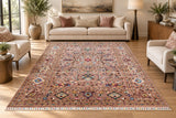 Full room size lambs wool handmade Afghan Chobi rug 3x2m