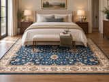 Large room size wool hand knotted Afghan Ziegler Chobi rug 3.1x2.5m
