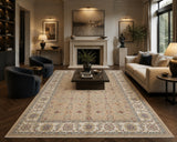 Large room size lambs wool Ziegler handmade Afghan Chobi rug 3.5x2.5m