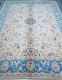 Large Room Size Genuine Hand Knotted Afghan Chobi Rug 372x276cm Perth