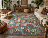 Contemporary Afghan Gabbeh Rug 2.9x2.4m Australia
