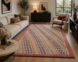 Full room size wool modern handmade Afghan Gabbeh rug 3x2m Shoparug