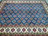 Large room size pure wool hand knotted Afghan Kazak rug 3.6x2.7m at Persian Rug Warehouse WA