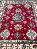 Large large room size hand knotted tribal Afghan Kazak rug 301x246cm Australia