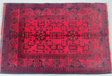 Wool Genuine Handmade Afghan Khal Rug 152x101cm Perth