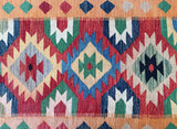 Handmade Afghan Kilim Hall Runner 395x86cm At Persian Rug Warehouse WA in Perth