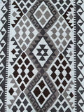 4m Long Hand Woven Afghan Aryana Kilim Hall Runner Rug