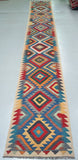 Certified Handmade Afghan Kilim Hall Runner 500x77cm