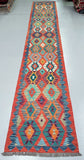 5m Afghan Meymana Kilim Hall Runner at Persian rug warehouse WA