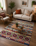 Decorative Hand Woven Boho Design Tribal Afghan Kyber Kilim Rug 2x1.5m