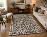 Room size neutral tone hand woven Afghan Waziri kilim rug 2.4x1.7mAustralia