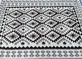 Room size neutral tone hand woven Afghan Aryana kilim rug 2.4x1.8m Perth